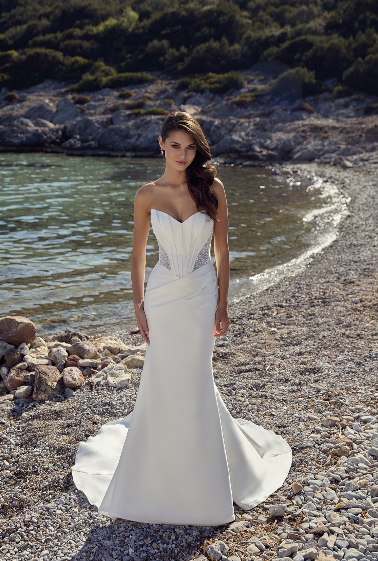 Brautkleid Anprobe in Osnabrueck Meerjungfrau Brautkleid